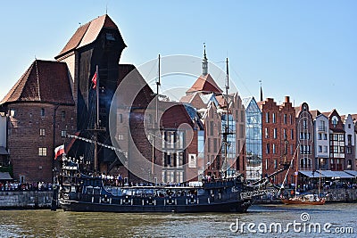 22nd edition of Baltic Sail in the Gulf of Gdansk, Poland Editorial Stock Photo