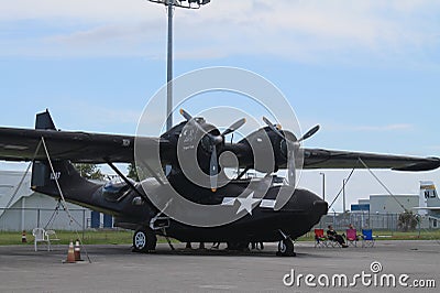 2nd WW bomber on display memorial day Editorial Stock Photo