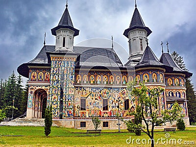 Neamt Monastery Romania Stock Photo