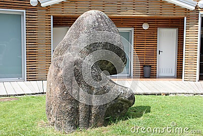 Near Ezaro river waterfal. Sea. Rocks. Landscape. Stock Photo