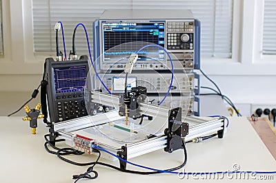 Near field EMC scanning system Stock Photo