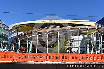 Nearly completed Golden State Warriors new home Chase Center, 6. Editorial Stock Photo