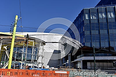 Nearly completed Golden State Warriors new home Chase Center, 8. Editorial Stock Photo