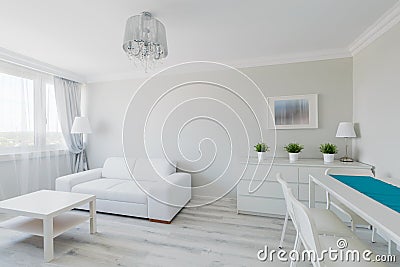 Neat furnished elegant apartment Stock Photo