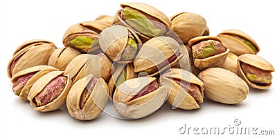 Neatly arranged pistachios display for culinary design and nut enthusiasts Stock Photo