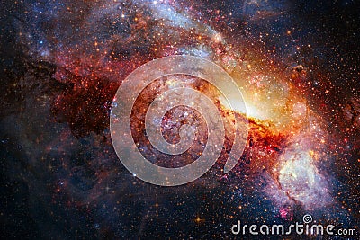 Nebulae and stars in outer space. Elements of this image furnished by NASA Stock Photo