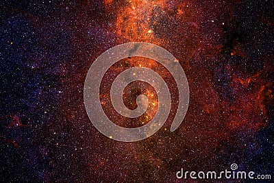 Nebulae and stars in outer space. Elements of this image furnished by NASA Stock Photo