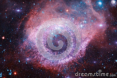 Nebulae and stars in outer space. Elements of this image furnished by NASA Stock Photo