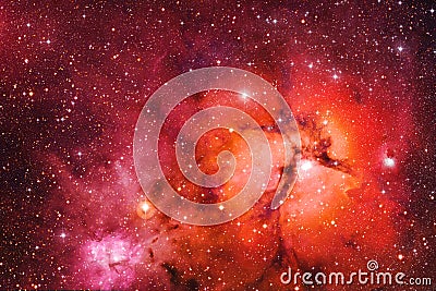 Nebulae and stars in outer space. Elements of this image furnished by NASA Stock Photo