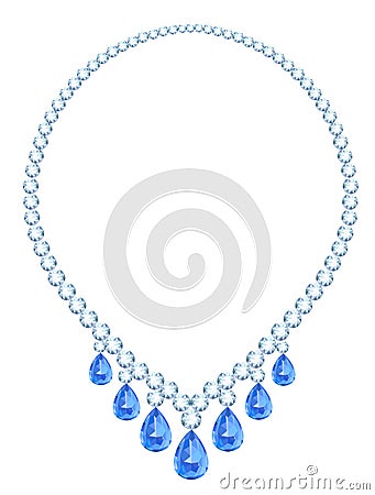Necklace Vector Illustration