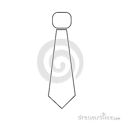 Necktie icon Illustration sign design Vector Illustration