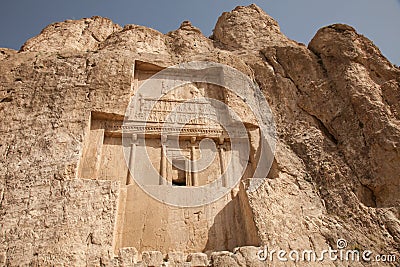 Necropolis, naqsh rustam, iran Stock Photo