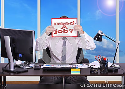 Need a job Stock Photo