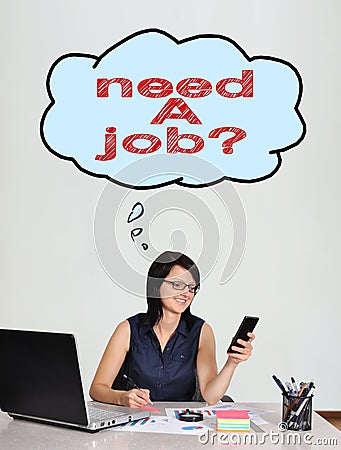 Need a job Stock Photo