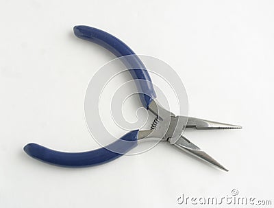 Needle-nosed pliers Stock Photo