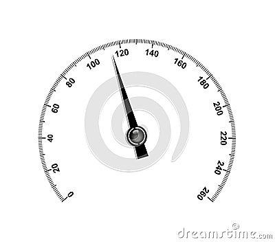 Needle Speedometer Stock Image - Image: 24003781