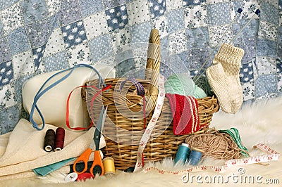 Needlecraft Stock Photo