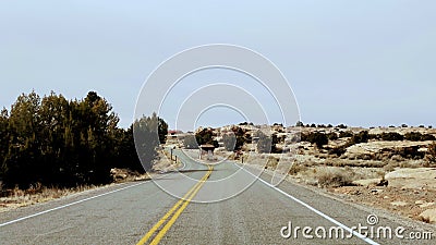 Needless District - Canyonlands National Park - Utah Stock Photo