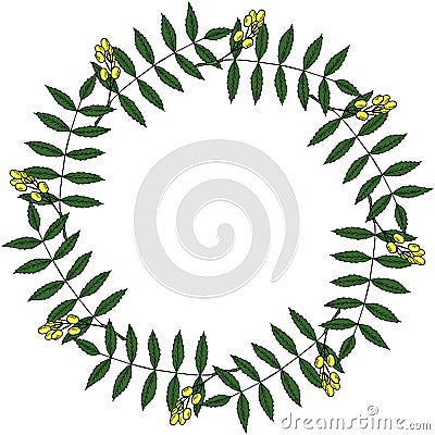 Neem in color, frame 2 Vector Illustration