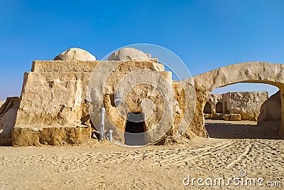 Star Wars Tatooine villages in Tunisia Editorial Stock Photo