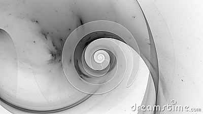 Negative singularity in space abstract black and white effect Stock Photo