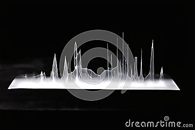 negative thermometer create a photogram using the negative space Cartoon Illustration