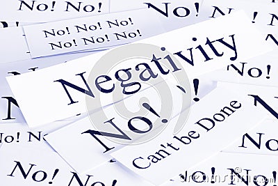 Negativity Concept Stock Photo