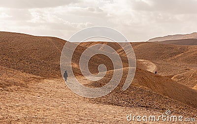 Negev Desert. Red Canyon. Red Canyon National Park. Eilat. Israel. Stock Photo