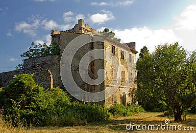 Neglect farmhouse Stock Photo