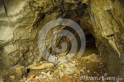 Neglected lead mine Stock Photo