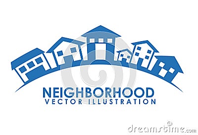 Neighborhood Vector Illustration