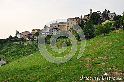 Neive, Langhe region. Piemonte, Italy Stock Photo