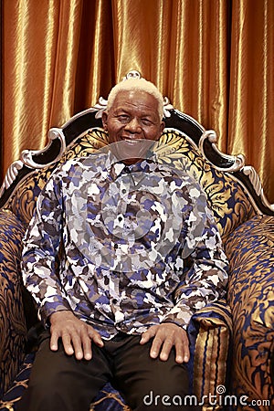 Nelson mandela's wax figure Editorial Stock Photo