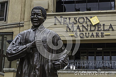 Nelson Mandela Editorial Stock Photo