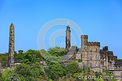 Nelson Monument, Edinburgh Stock Photo