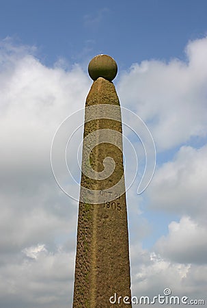 Nelsons Monument on Birchen Edge Derbyshire Stock Photo