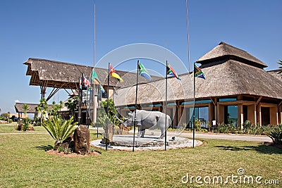 Nelspruit Mpumalanga airport terminal Editorial Stock Photo