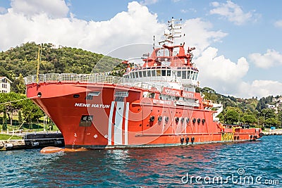 The Nene Hatun coastal safety vessel Editorial Stock Photo