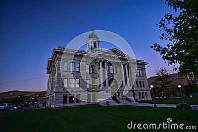 Historic Missoula County Courthouse in Missoula MT Stock Photo