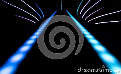 Neon abstract background Stock Photo