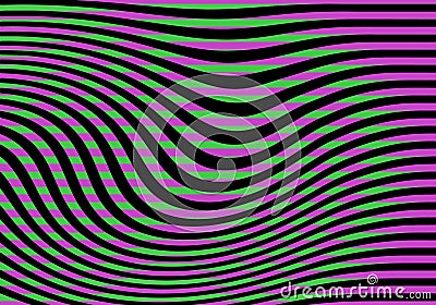 Neon Colored Pattern with Stripes and Waves. ChatGpt Technology Background. Abstract Modern Digital Bg. Vector Vector Illustration