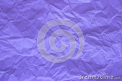 Neon fashionable texture of crumpled paper. Crumpled purple paper Stock Photo