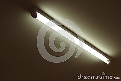 Neon tube light Stock Photo