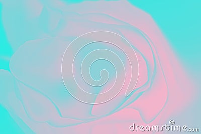 Neon watercolor pink aquamarine gradient abstract background Stock Photo