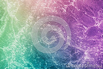 Neon wave Inspiration surreal abstract background wallpaper Stock Photo