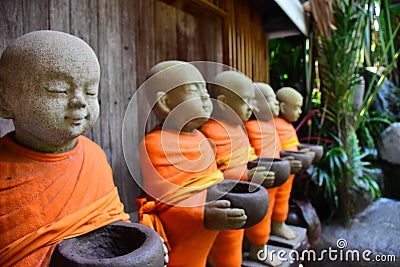 Neophyte statues. Stock Photo