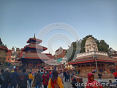 Nepal kathmandu temple Editorial Stock Photo