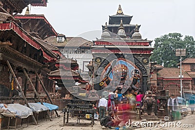 Kathmandu Nepal Temple Editorial Stock Photo