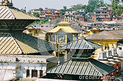 Nepal, Shiva Pashupatinath. Stock Photo