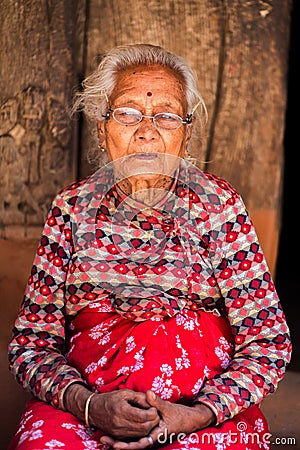 Nepali woman Editorial Stock Photo